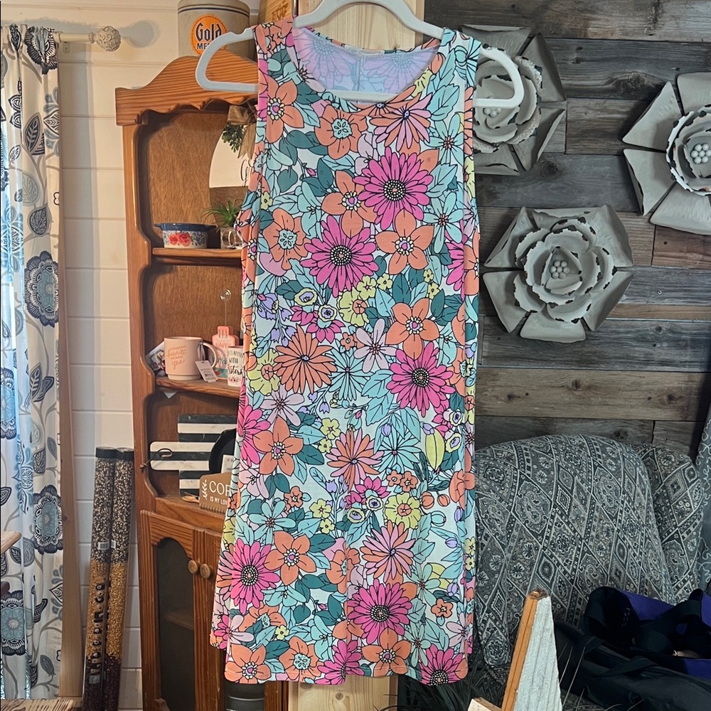 Vibrant Floral Mini Dress